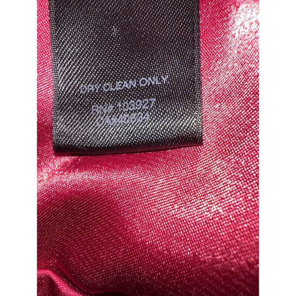 Vintage MJ Marc Jacobs Red Bow Velvet Silk Top - Picture 6 of 6